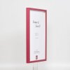 Cadre en bois Effect Profil 35 rouge 20x25 cm verre normal + entretoise