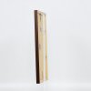 Effect cadre en bois profil 33 wengé 20x25 cm verre musée