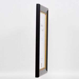 Effect cadre en bois profil 95 noir 20x25 cm verre normal