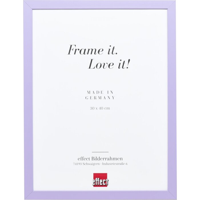 Cadre en bois Top Cube 20x28 cm lilas verre normal