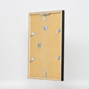 Cadre en bois Effect Profil 33 noir 20x28 cm verre antireflet