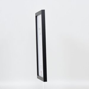 Cadre en bois Effect Profil 33 noir 20x28 cm verre antireflet