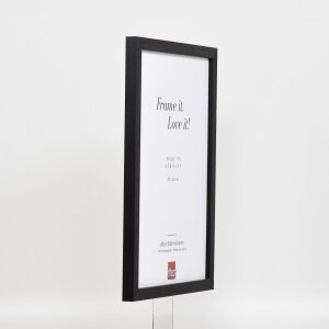 Cadre en bois Effect Profil 33 noir 20x28 cm verre antireflet