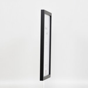 Cadre en bois Effect Profil 33 noir 20x28 cm verre antireflet