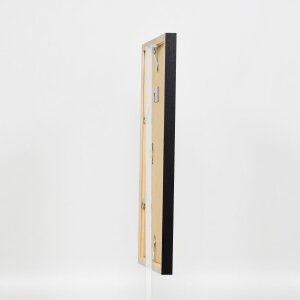 Cadre en bois Effect Profil 33 noir 20x28 cm verre antireflet
