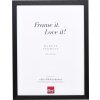 Cadre en bois Effect Profil 33 noir 20x28 cm verre antireflet