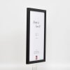 Cadre en bois Effect Profil 33 noir 20x28 cm verre antireflet