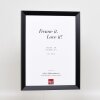 Effect cadre en bois Top N noir 21x28 cm verre normal