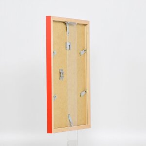 Cadre en bois Top Cube 21x28 cm rouge verre acrylique