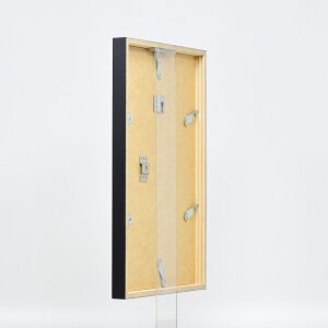 Cadre en bois Effect Profil 35 noir 21x29,7 cm verre antireflet