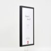 Cadre en bois Effect Profil 35 noir 21x29,7 cm verre antireflet