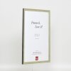 Cadre Effect en bois massif Profil 25 vert 21x29,7 cm Verre antireflet