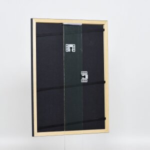 Effect cadre en bois profil 38 gris 23x70 cm verre normal