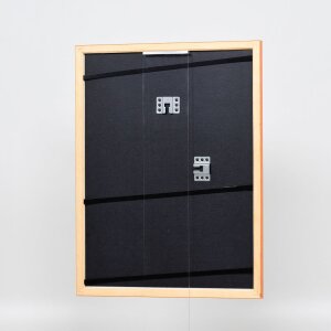 Effect cadre en bois profil 89 saumon 23x70 cm verre normal
