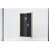 Cadre en bois Effect Profil 38 brun 23x70 cm verre antireflet