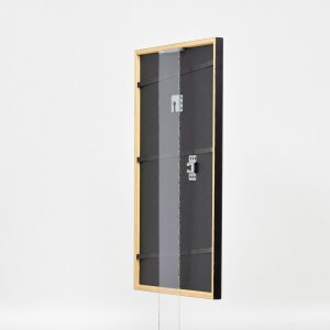 Cadre en bois Effect Profil 23 brun noisette 23x70 cm verre antireflet