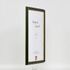 Effect cadre en bois profil 21 vert 23x70 cm verre normal