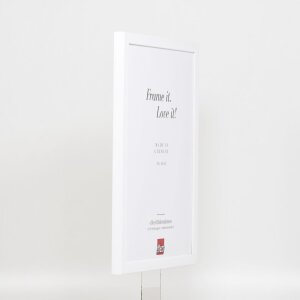 Cadre en bois Top Cube 23x70 cm blanc verre acrylique