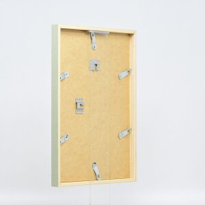 Cadre en bois Effect Profil 35 vert 25x30 cm Verre antireflet