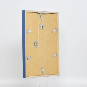 Cadre en bois Effect Profil 35 bleu 25x35 cm verre normal + entretoise