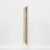 Effect cadre en bois Profil 32 brun clair 25x50 cm verre normal