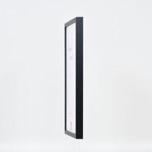 Cadre en bois Effect Profil 35 noir 25x60 cm verre normal