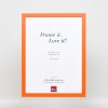 Cadre en bois Top Cube 25x60 cm orange Verre antireflet