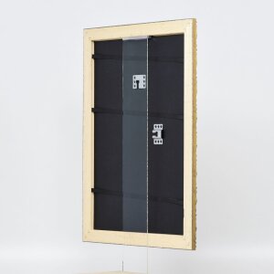 Effect cadre en bois profil 94 or 25x60 cm verre normal
