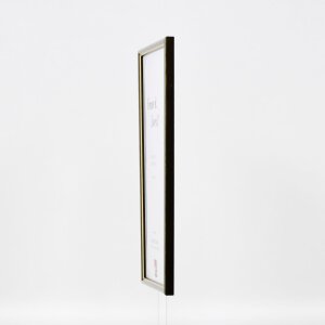 Cadre en bois Effect Profil 23 vert 25x70 cm verre clair