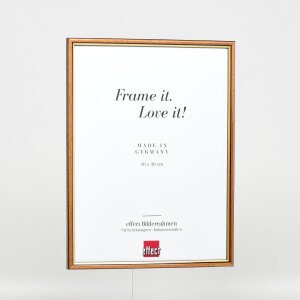 Cadre en bois Effect Profil 23 brun clair 25x70 cm Verre antireflet