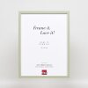 Cadre en bois Effect Profil 35 vert 25x70 cm verre normal + entretoise
