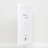 Cadre Effect en bois massif Profil 30 blanc 25x80 cm verre clair