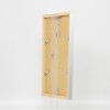 Cadre en bois Top Cube 25x80 cm argenté Verre antireflet