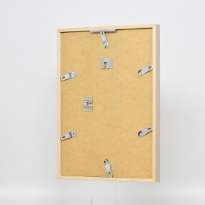 Cadre en bois Effect Profil 35 brun clair 25x80 cm verre normal + entretoise