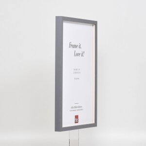 Cadre en bois Effect Profil 35 anthracite 25x80 cm verre normal + entretoise