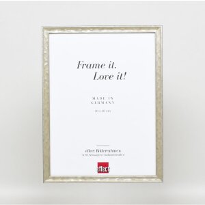 Cadre en bois Effect Profil 2070 Verre antireflet 25x80 cm argenté