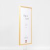 Cadre Effect en bois massif Profil 20 blanc 27x48 cm verre normal
