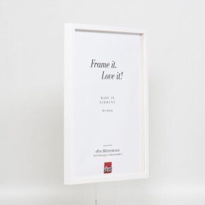 Cadre en bois Effect Profil 35 blanc 28x35 cm verre normal + entretoise