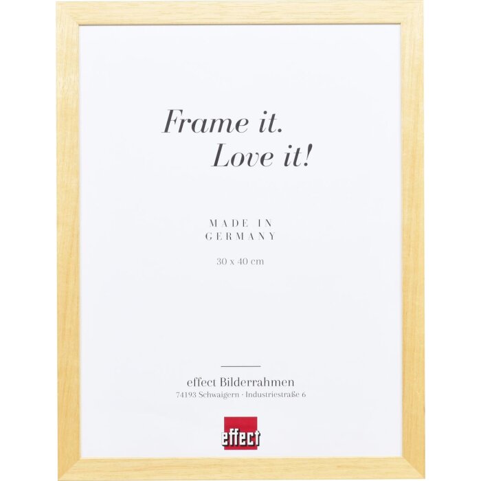 Cadre en bois Effect profil 2210 naturel 29,7x42 cm verre antireflet