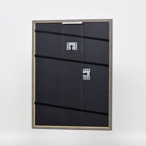 Cadre Effect en bois massif Profil 25 jaune 29,7x42 cm verre clair