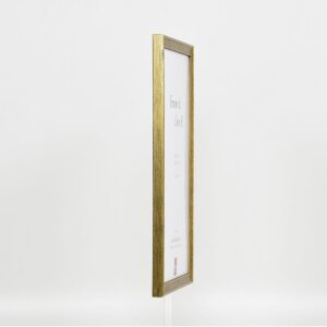 Cadre en bois Effect Profil 2070 Verre antireflet 30x30 cm or