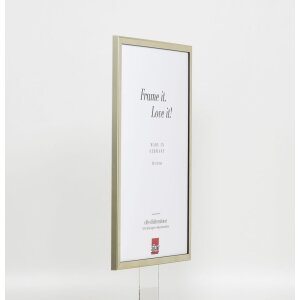 Effect cadre en bois massif profil 29 argent 30x40 cm verre clair