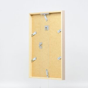 Cadre en bois Effect Profil 35 brun clair 30x40 cm Verre antireflet