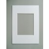 Passe-partout à coupe oblique - 20x30 cm - blanc polaire