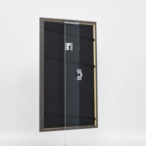 Cadre Effect en bois massif Profil 25 vert 30x40 cm verre musée