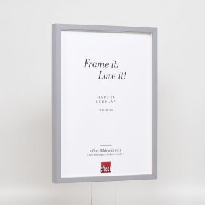 Cadre en bois Effect Profil 35 gris clair 30x45 cm verre normal + entretoise