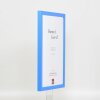 Cadre en bois Top Cube 30,5x91 cm bleu Verre antireflet