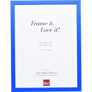 Cadre en bois Top Cube 30,5x91 cm maritime verre antireflet
