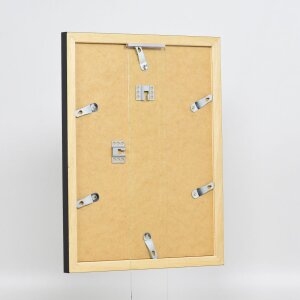 Cadre en bois Effect Top N noir 30,5x91,5 cm verre antireflet