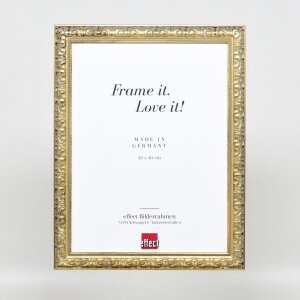 Effect cadre en bois profil 94 or 30,5x91,5 cm verre antireflet